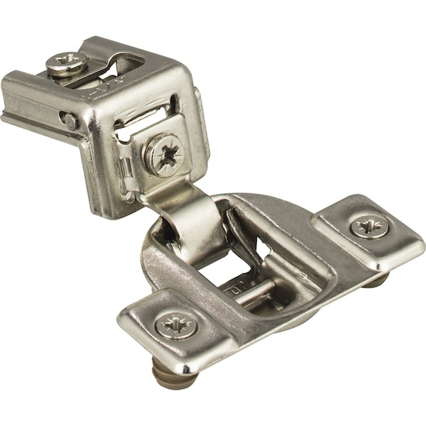 Hardware Resources 105 Degree 1-1/4" Overlay Standard Duty Self-Close Compact Hinge with 2 Cleats and 8 mm Dowels 3394-2C - main